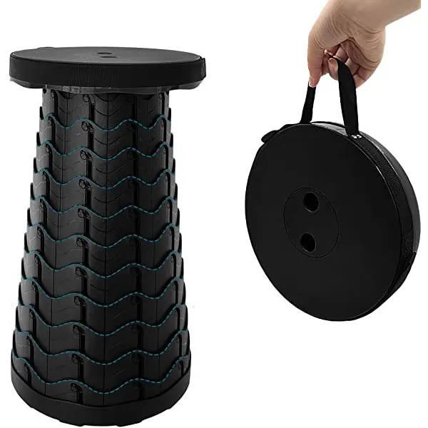Retractable Telescoping Folding Stool
