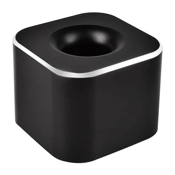 Coideal Single Pen Stand Holder, Black Metal Pen Base Stand for Desk Fountain Pen, Toothbrush Brush, Students and Office